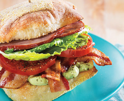 BBLT Sandwich with Avocado-Mayo