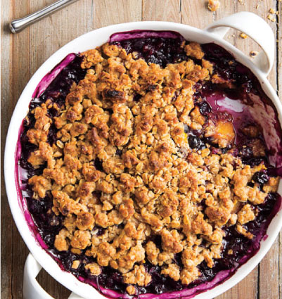 Blueberry-Mango Crisp