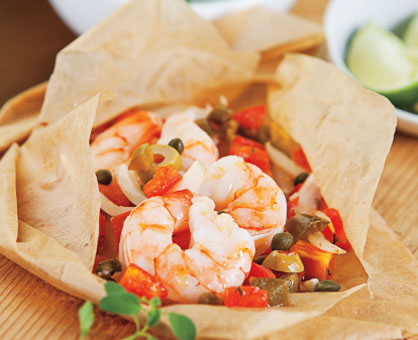 Grilled Shrimp Packets